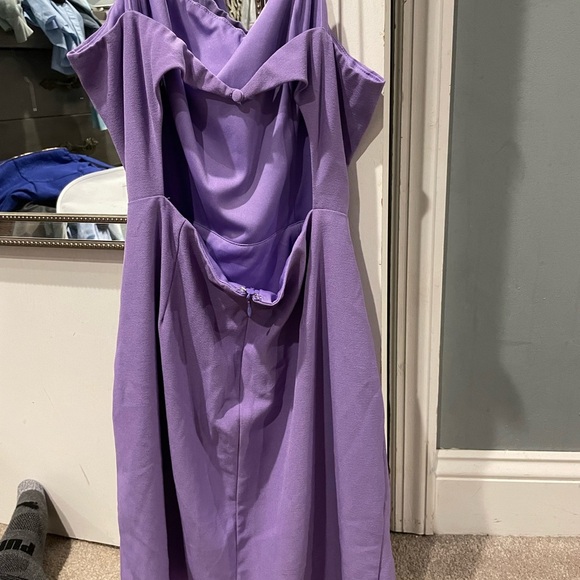 Cocktail Dress beautiful 💜 💜 💜 size L - Picture 5 of 5